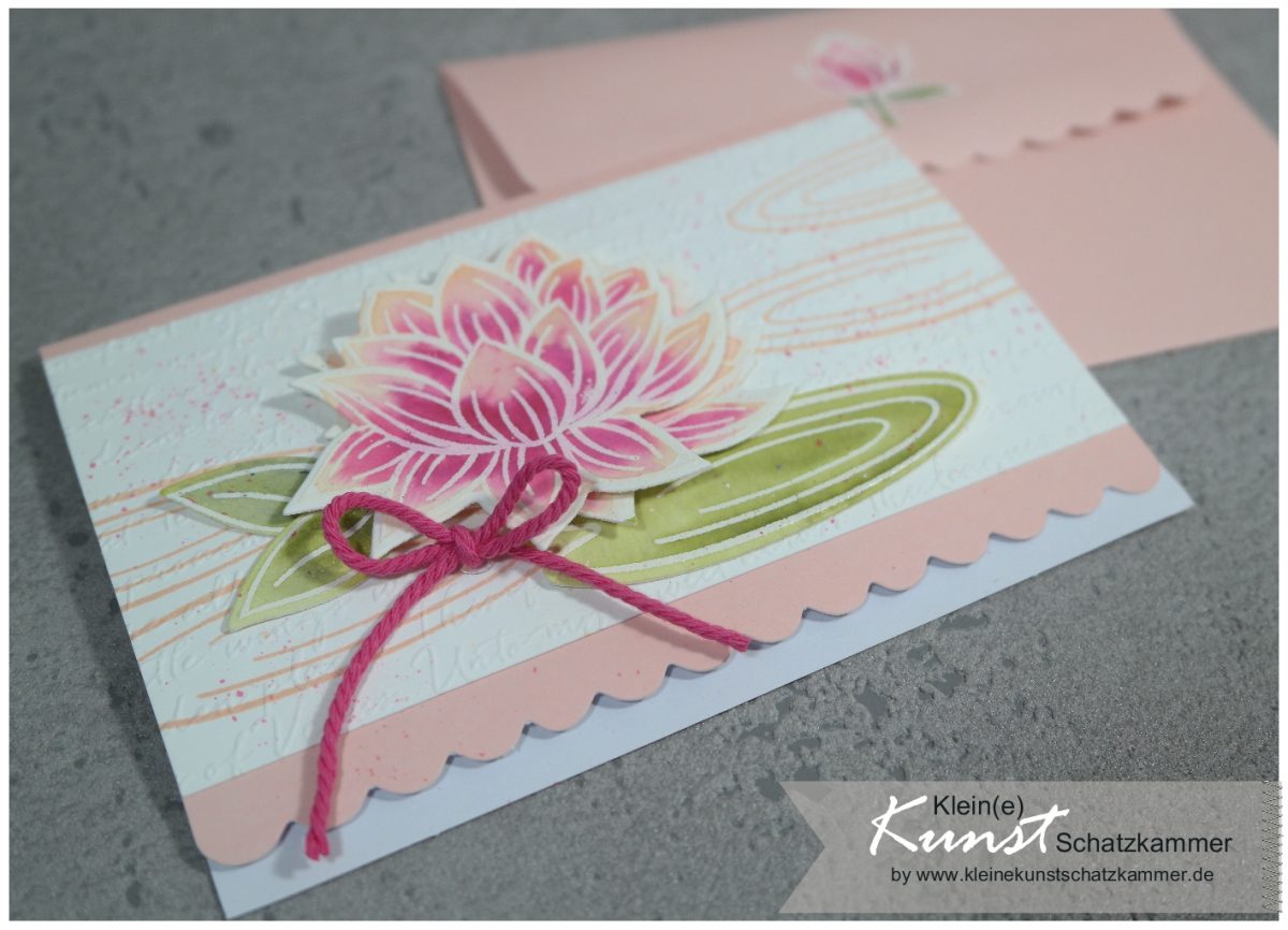Seerosen Aquarell – Lovely lily pad